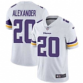 Nike Minnesota Vikings #20 Mackensie Alexander White NFL Vapor Untouchable Limited Jersey,baseball caps,new era cap wholesale,wholesale hats